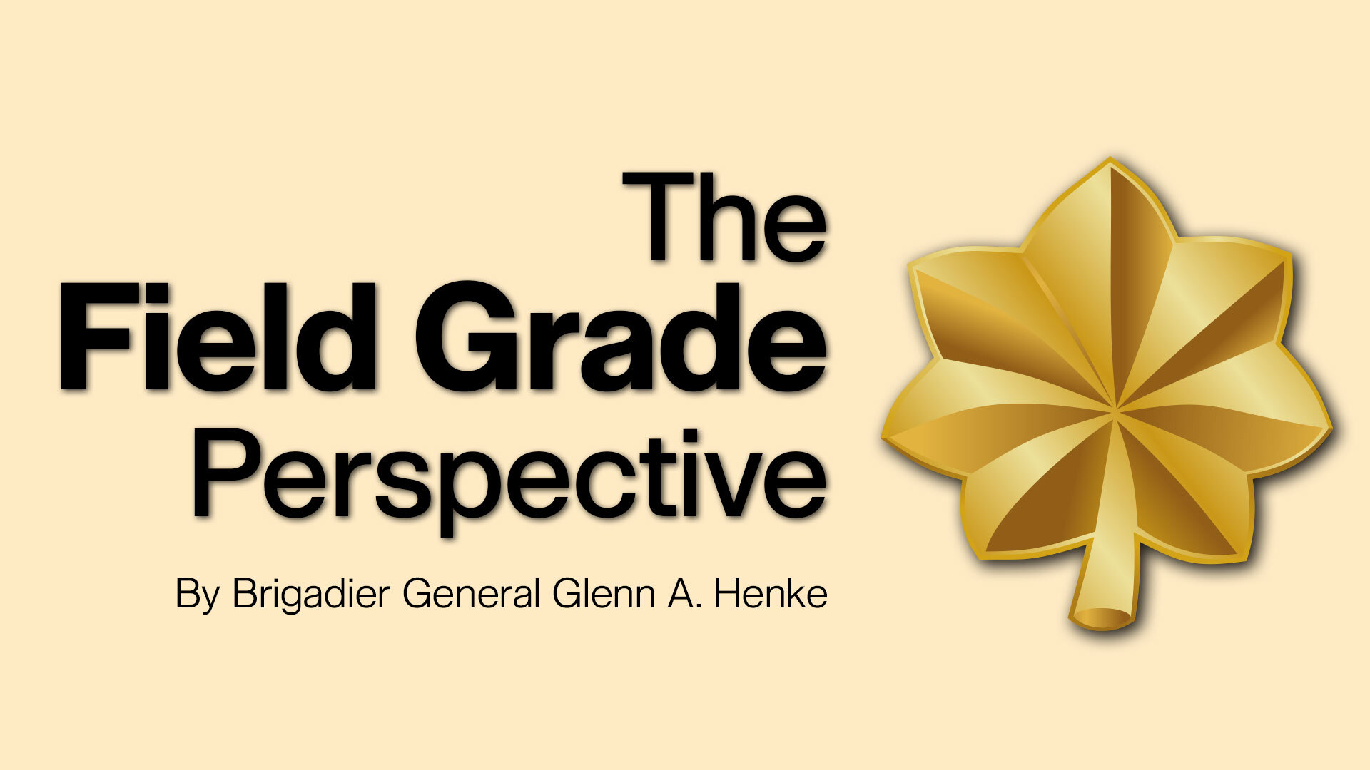 The Field Grade Perspective