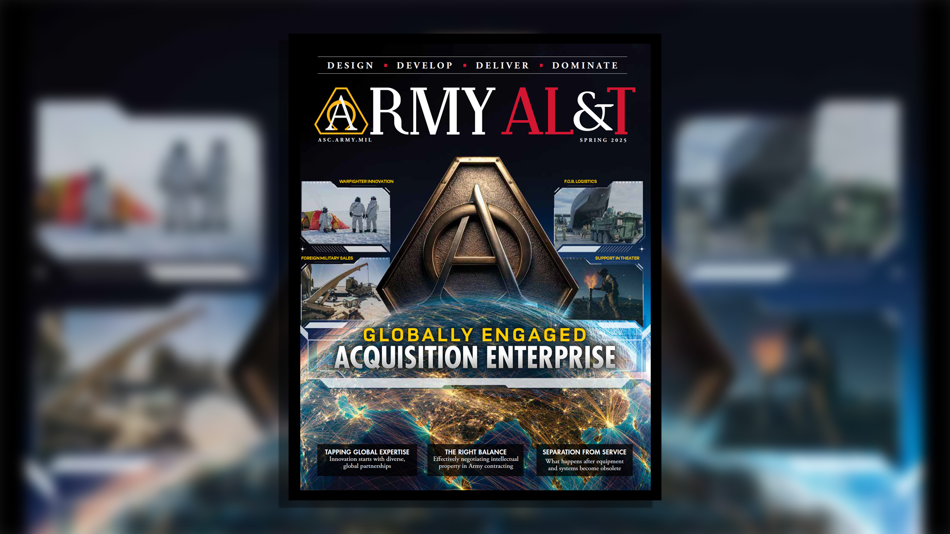 Front cover of the Army AL&T Winter 2024 Issue.