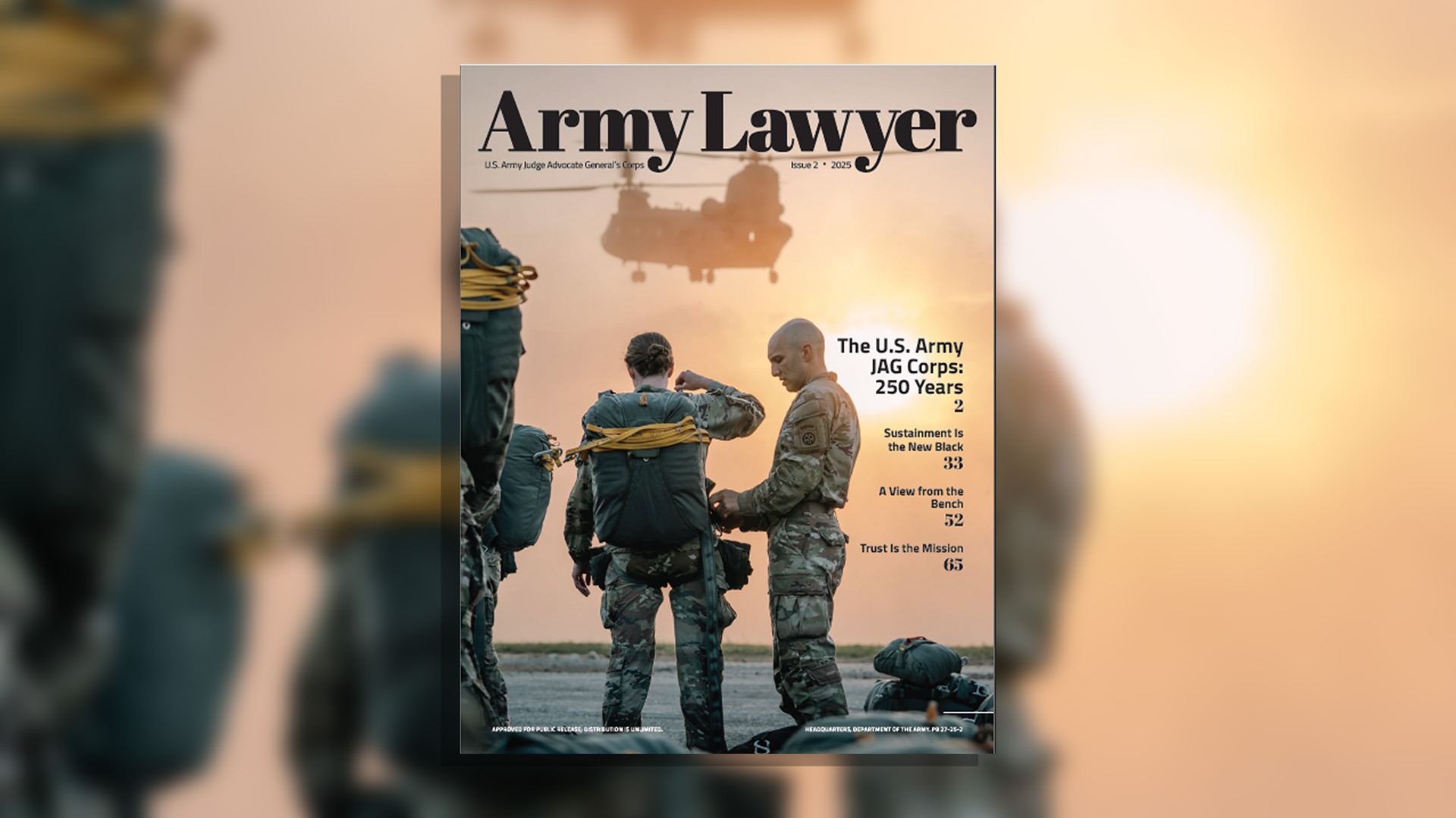 Image of the cover of the Army Lawyer Issue-2-2025 Edition