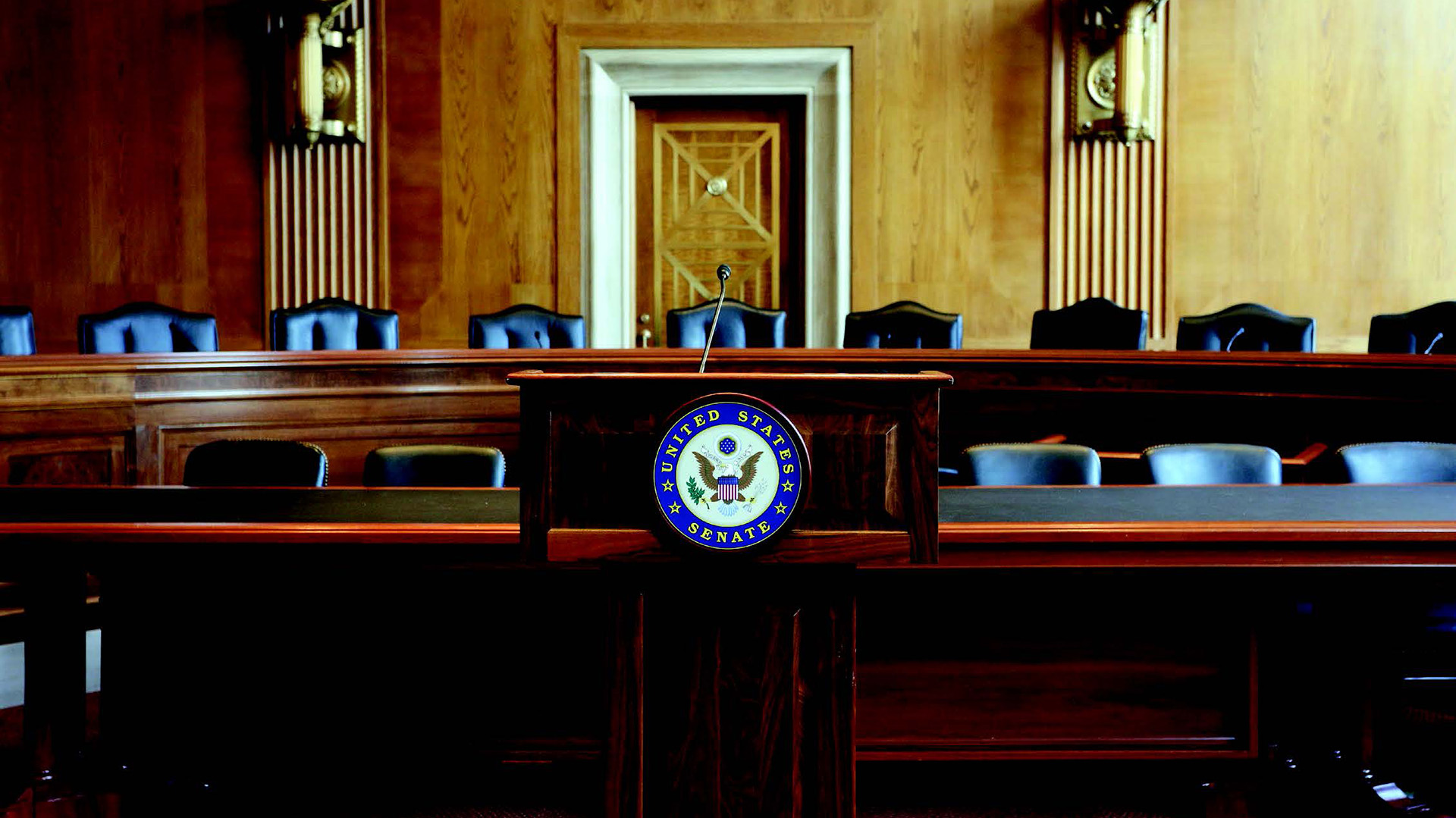 a picture of A U.S. Senate committee hearing room