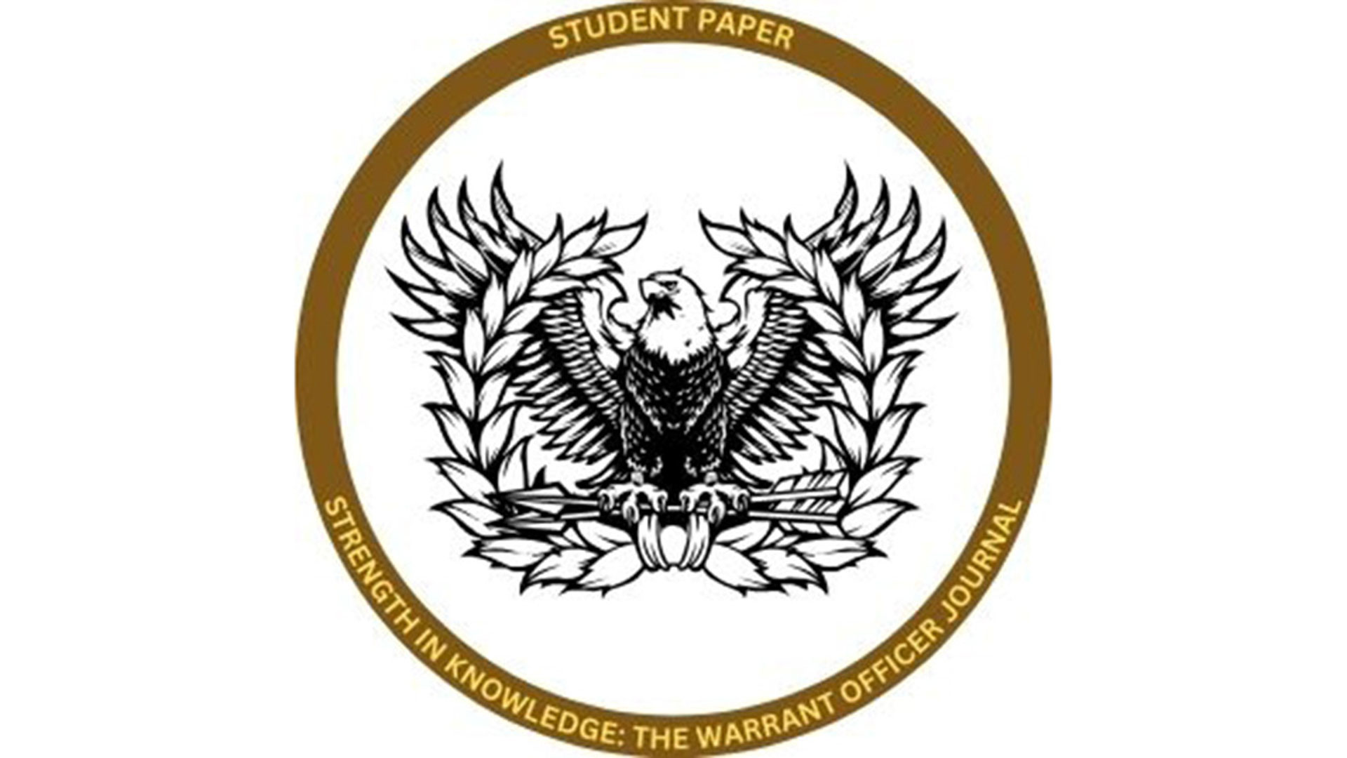 Title slide for a presentation on emotional intelligence for Special Forces warrant officers in unconventional warfare, authored by Dr. Daniel W. Ross and published in The Warrant Officer Journal